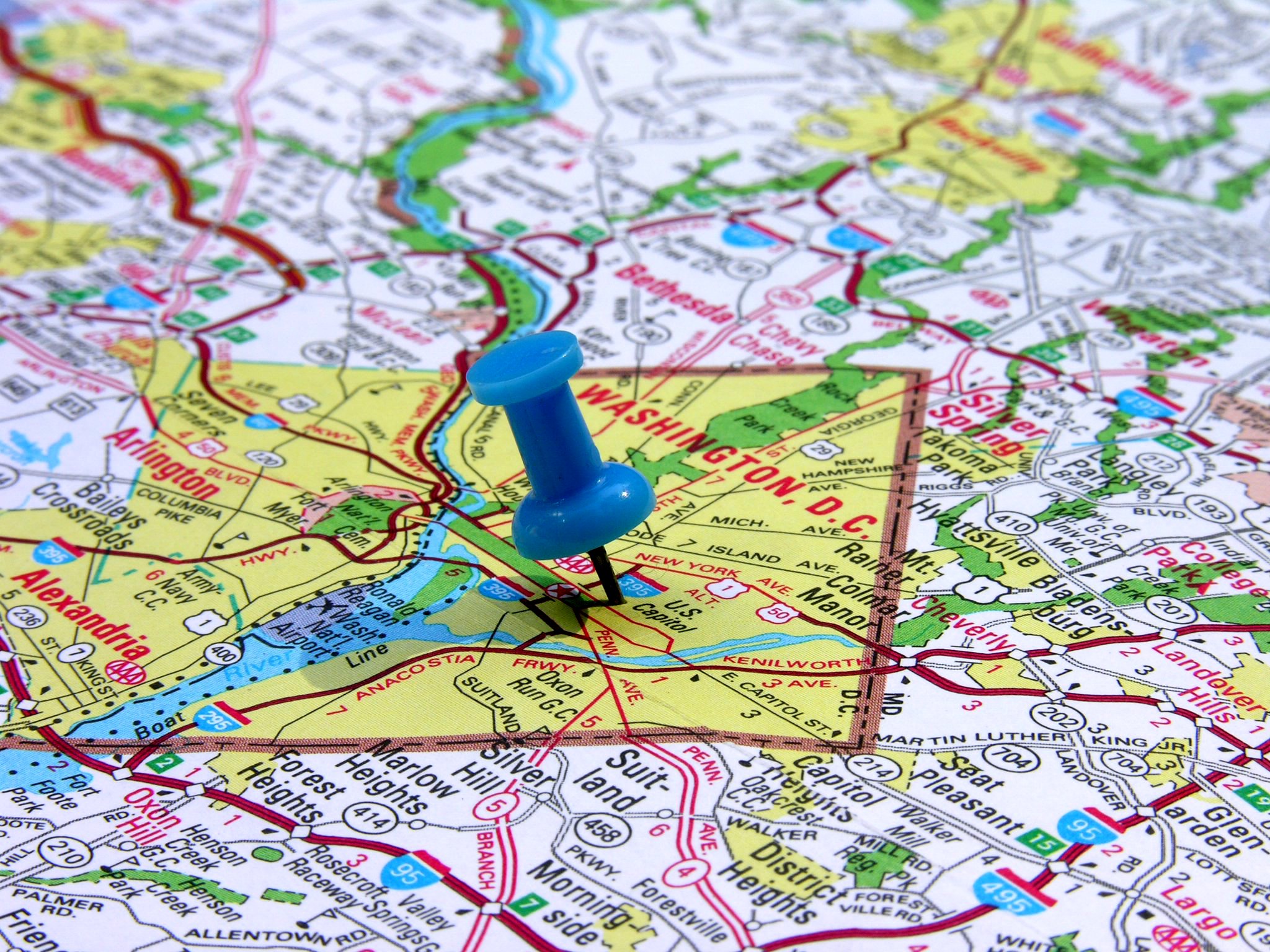Dart on map